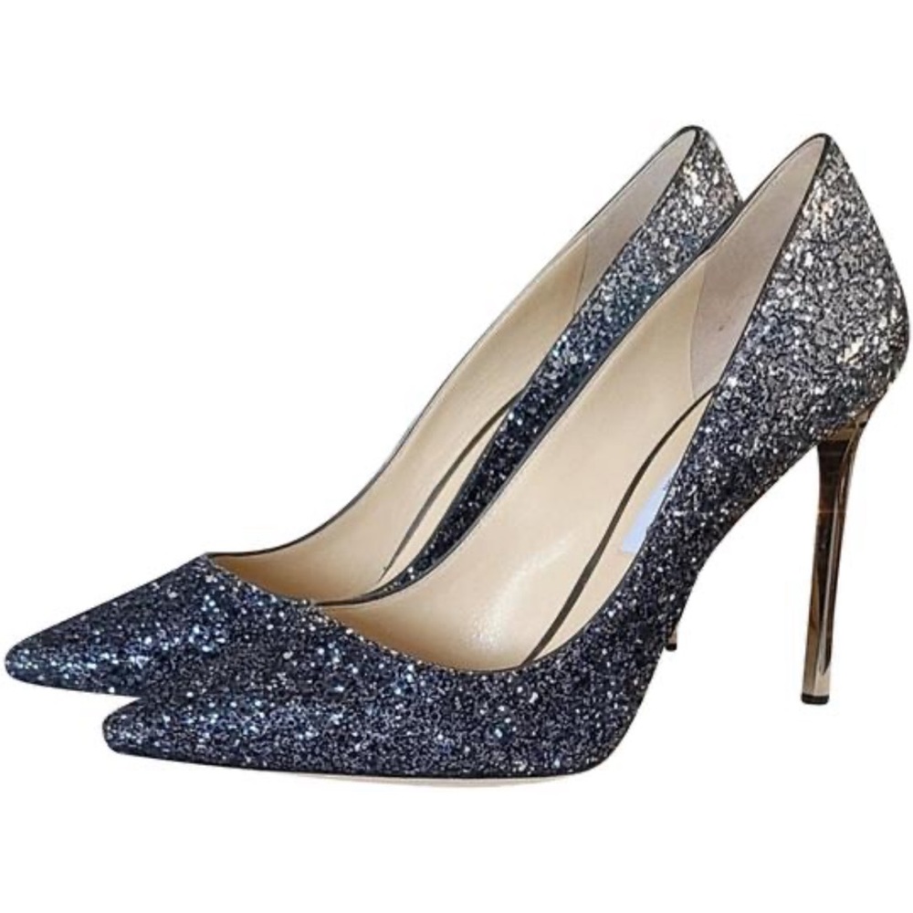The PERECT sparkle blue ombré Jimmy Choo’s 💙